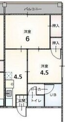 忠生ハイツの物件間取画像